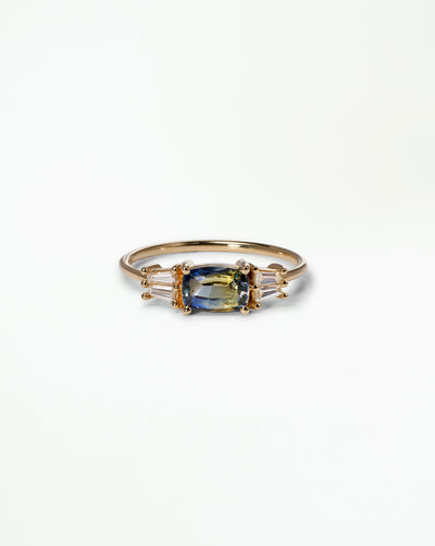 Sapphire and Diamond Mosaic Ring No. 46