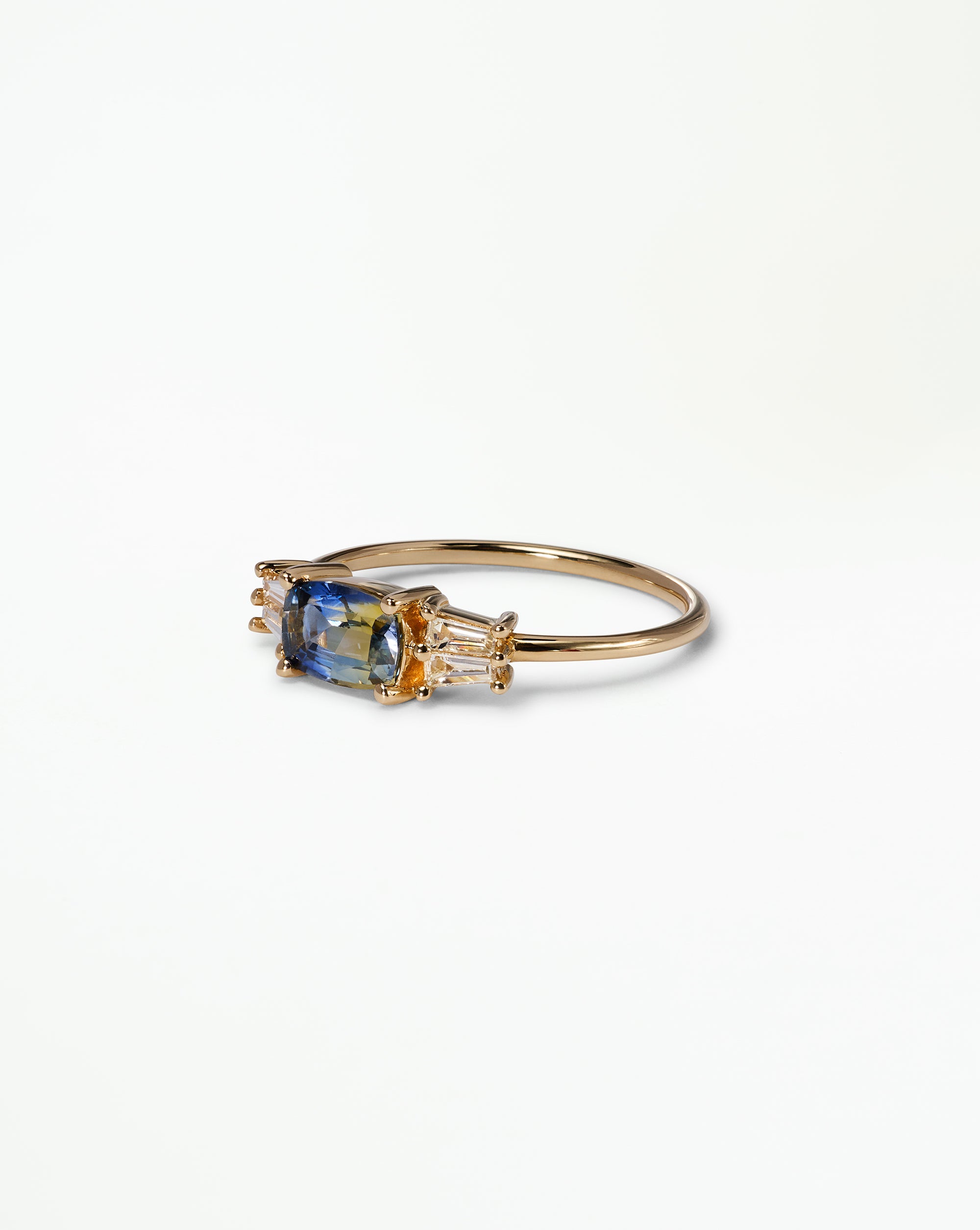 Sapphire and Diamond Mosaic Ring No. 46