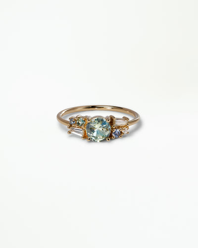 Sapphire and Diamond Mosaic Ring No. 47