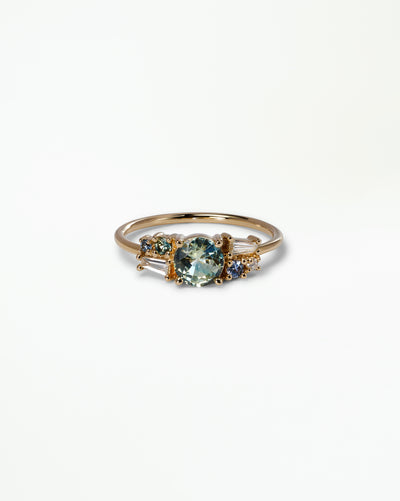 Sapphire and Diamond Mosaic Ring No. 47