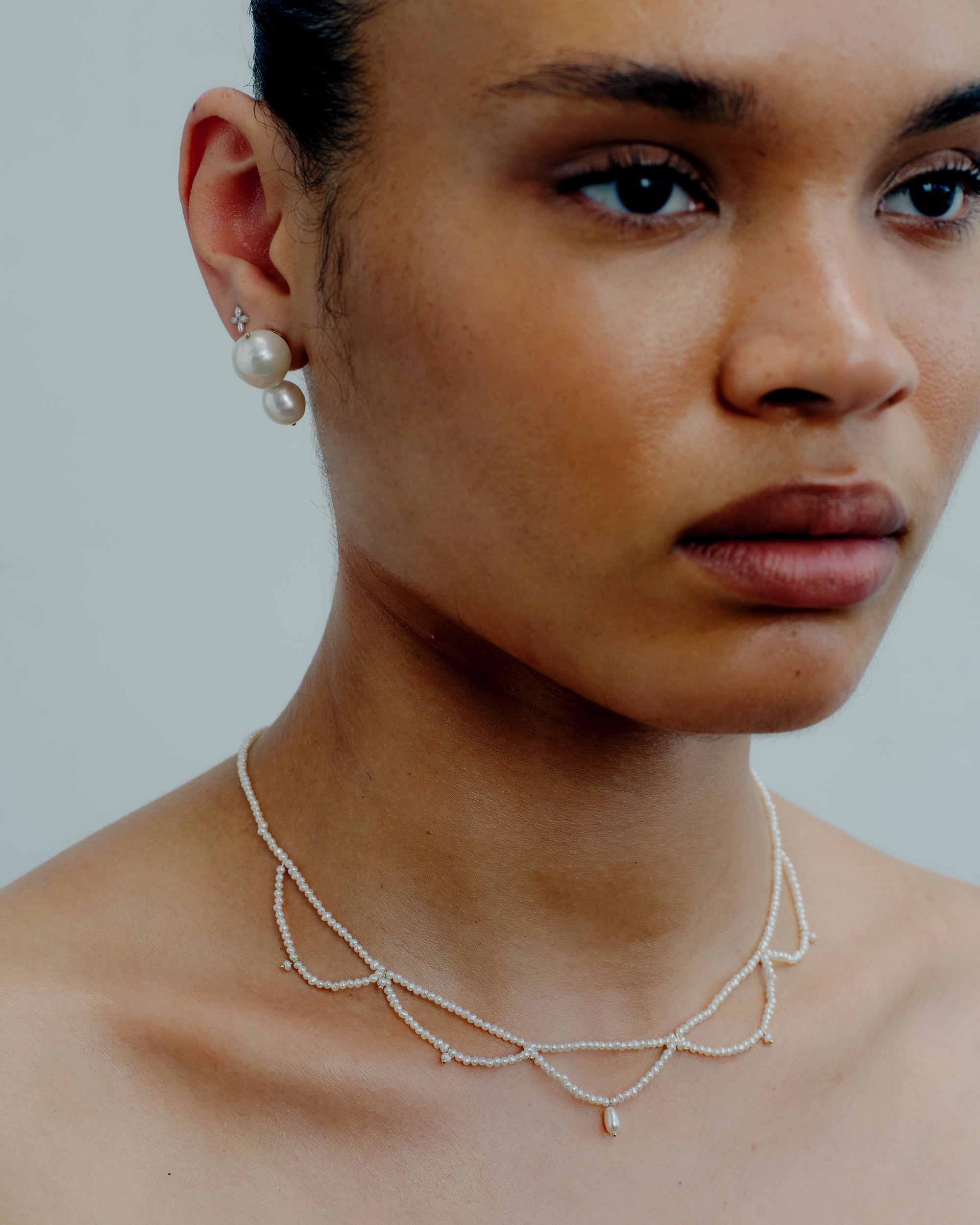 Pearl Scallop Necklace