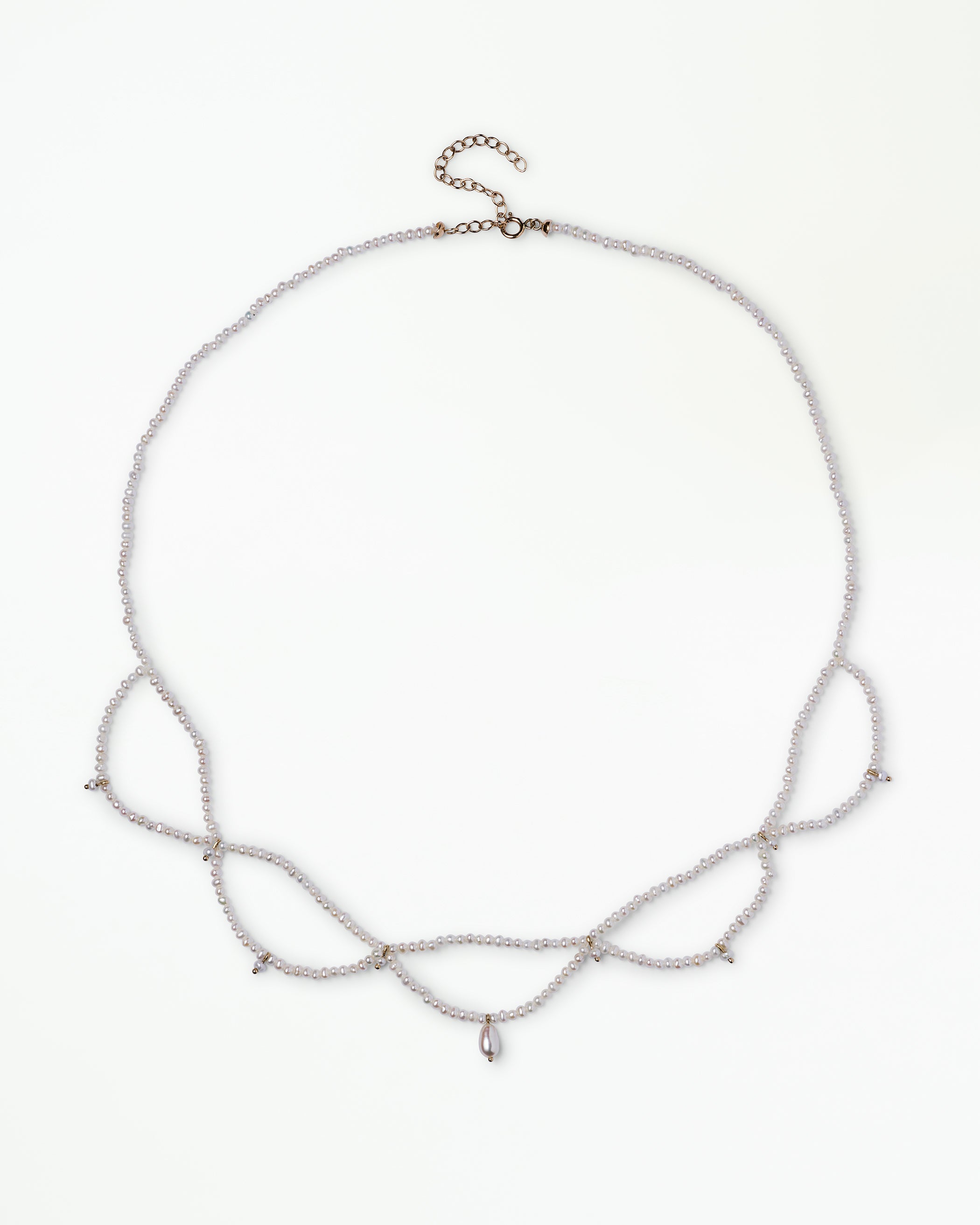 Pearl Scallop Necklace
