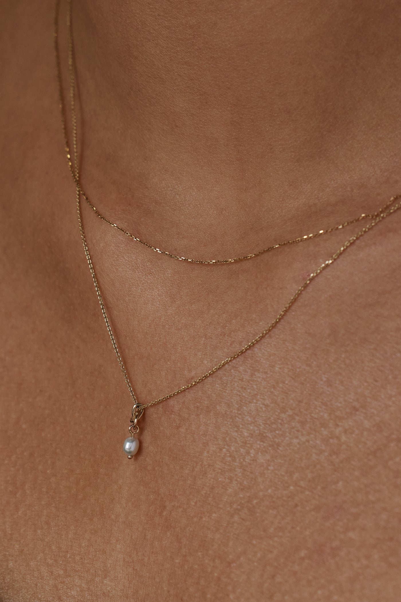 Thin Pearl Necklace | SCOOP JEWELRY