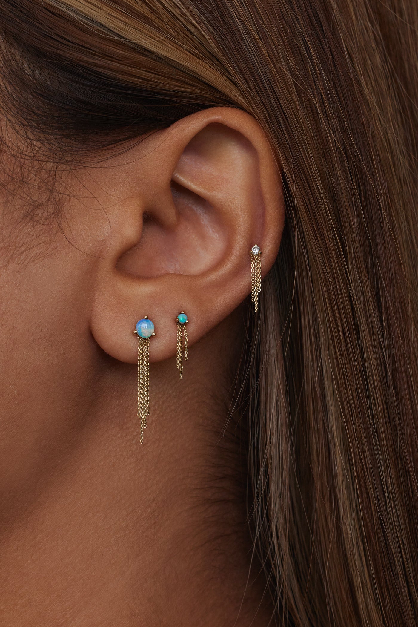 Opal Mist Earring - Single