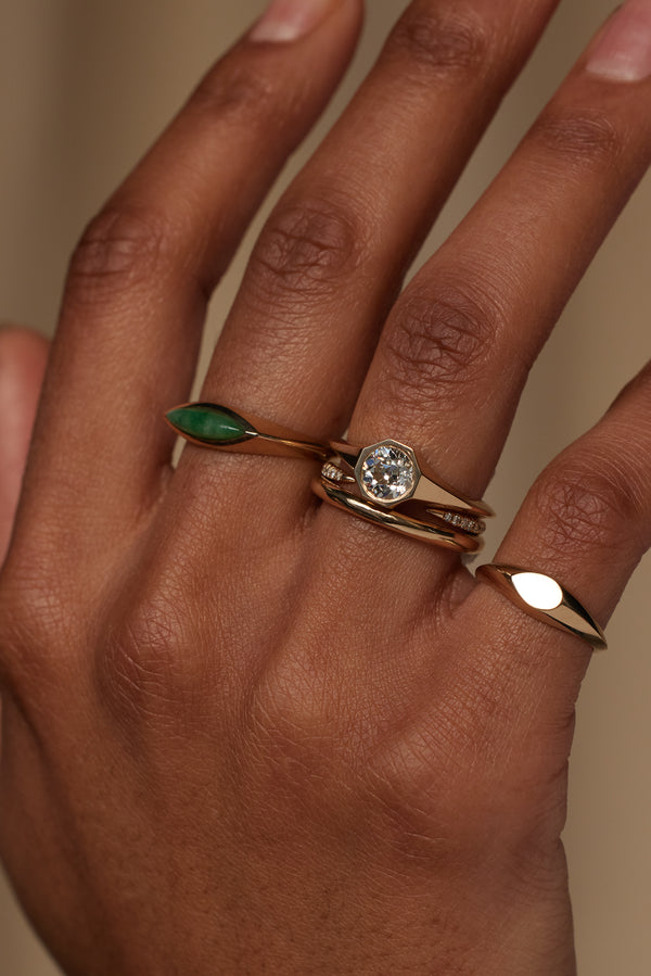 X Large Signet Ring – Vanessa Lianne