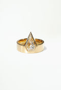 Kite Cut Diamond Monolith Ring
