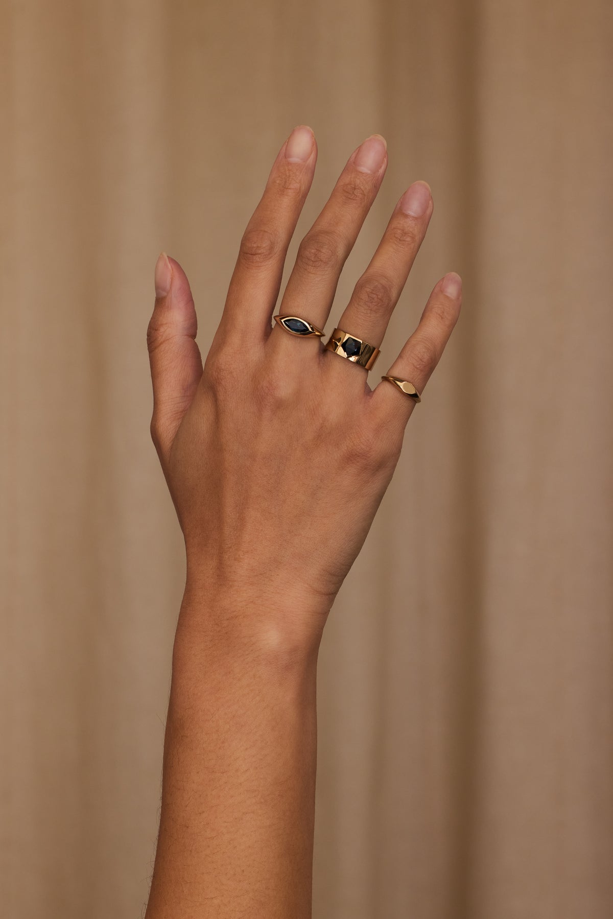 Geo Cut Sapphire Menhir Ring No. 17