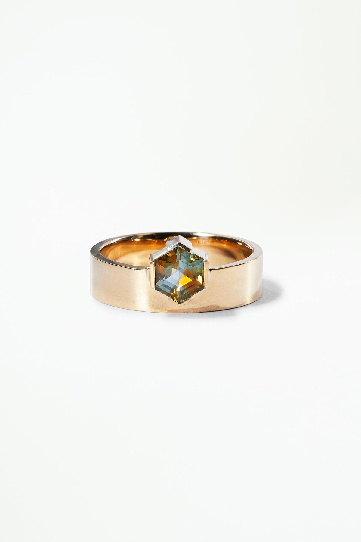 One of a Kind Hexagon Sapphire Monolith - WWAKE