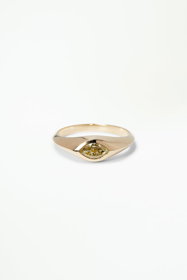 One of a Kind Solo Signet Ring No. 6 - WWAKE