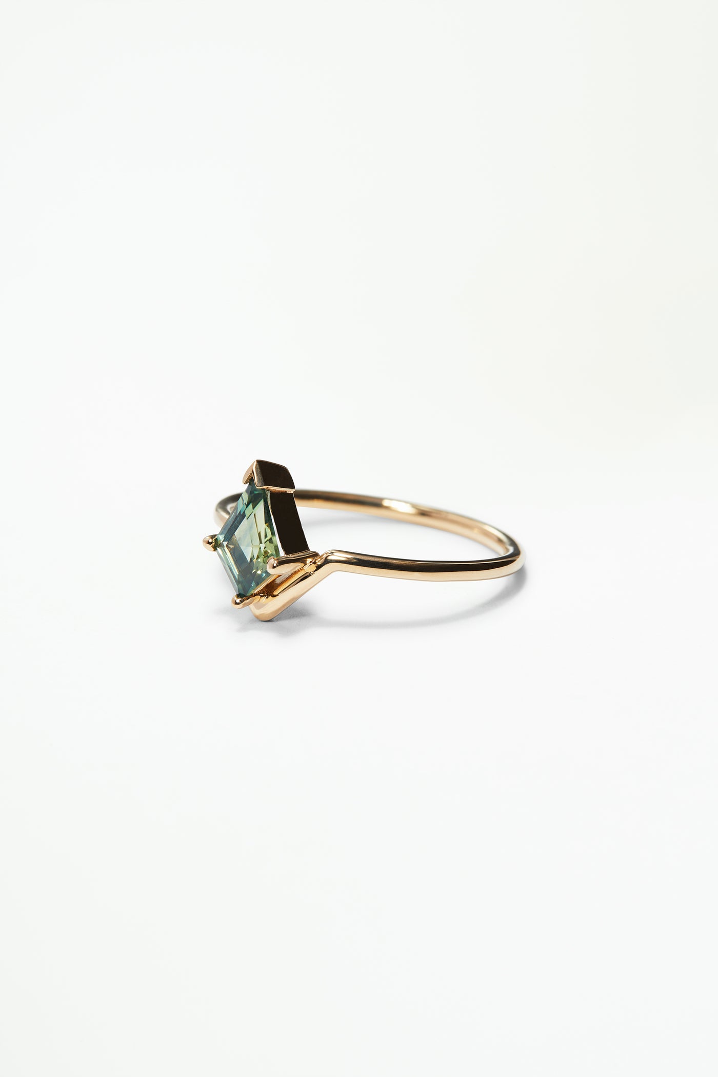 One of a Kind Nestled Kite Ring