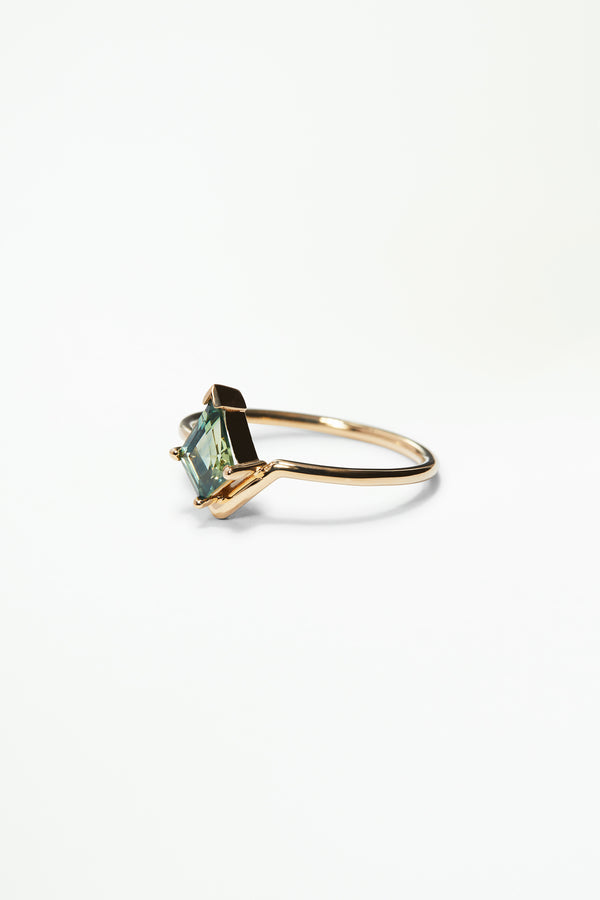 One of a Kind Nestled Kite Ring
