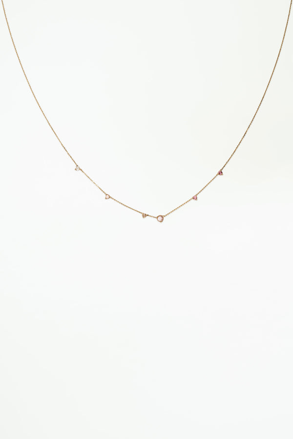 Blush Linear Chain Necklace - WWAKE