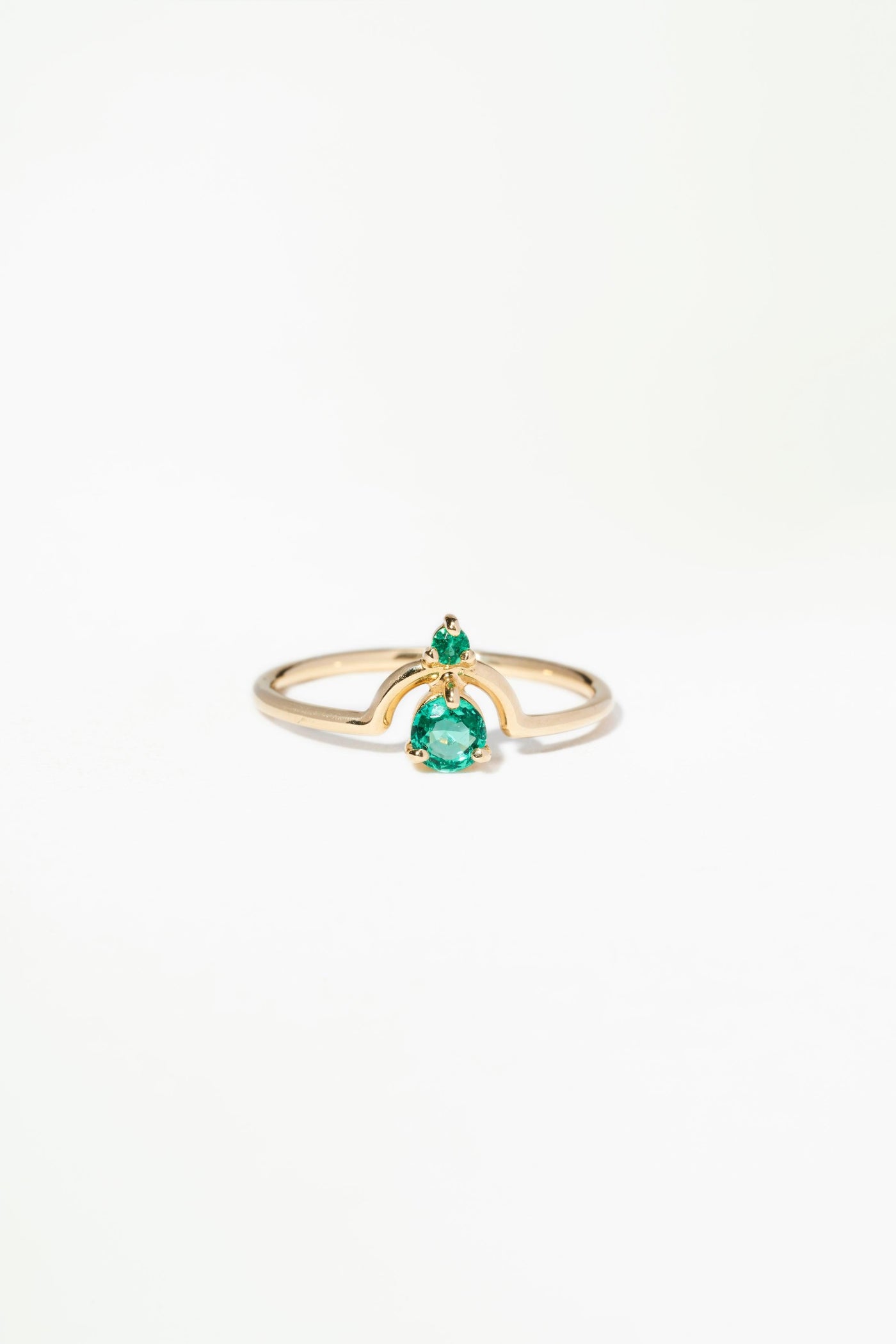 Nestled Emeralds Ring - WWAKE