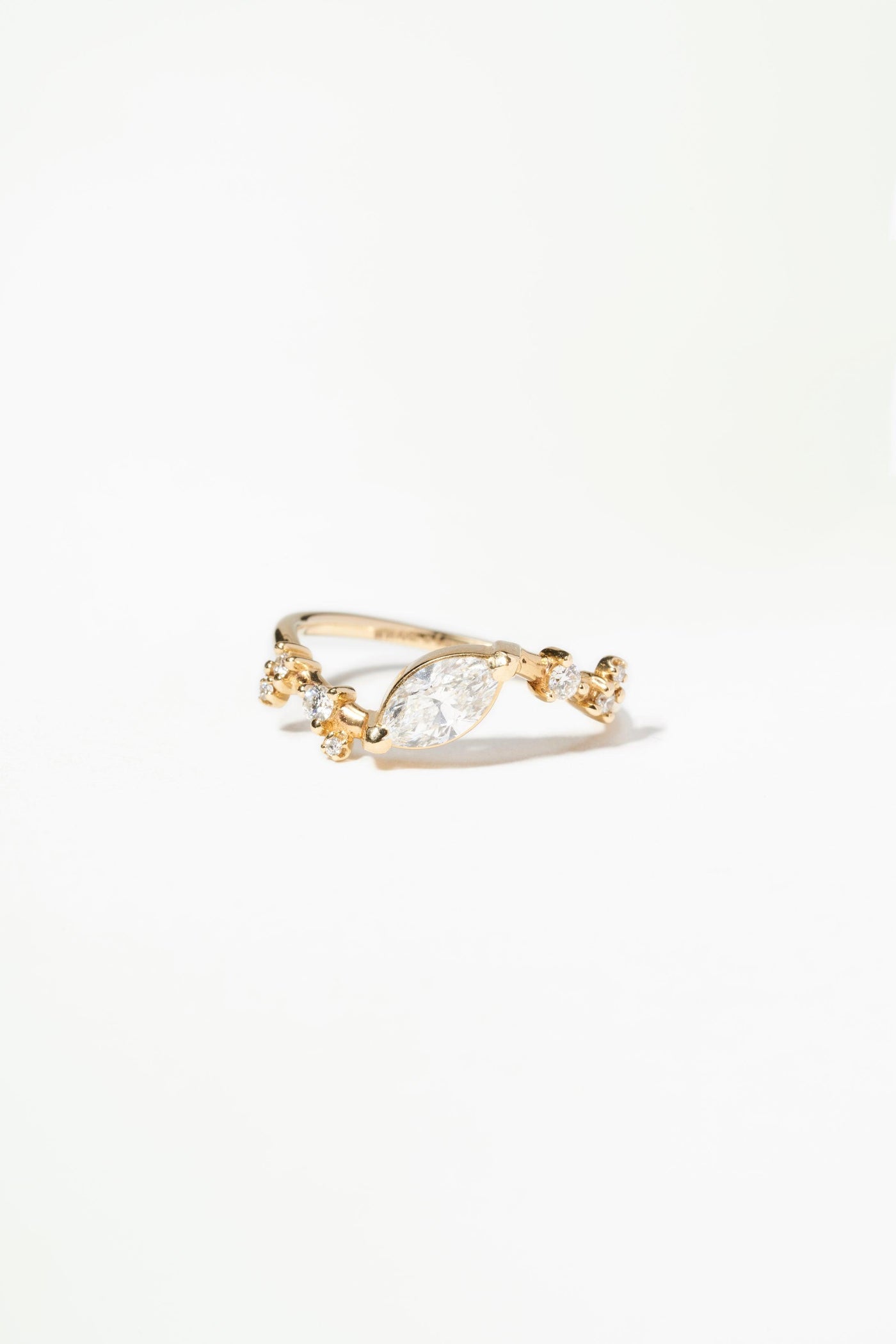 Small Marquise Crossover Ring - WWAKE