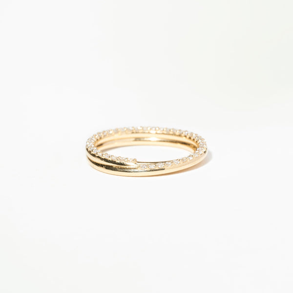Small Pave Current Ring - WWAKE