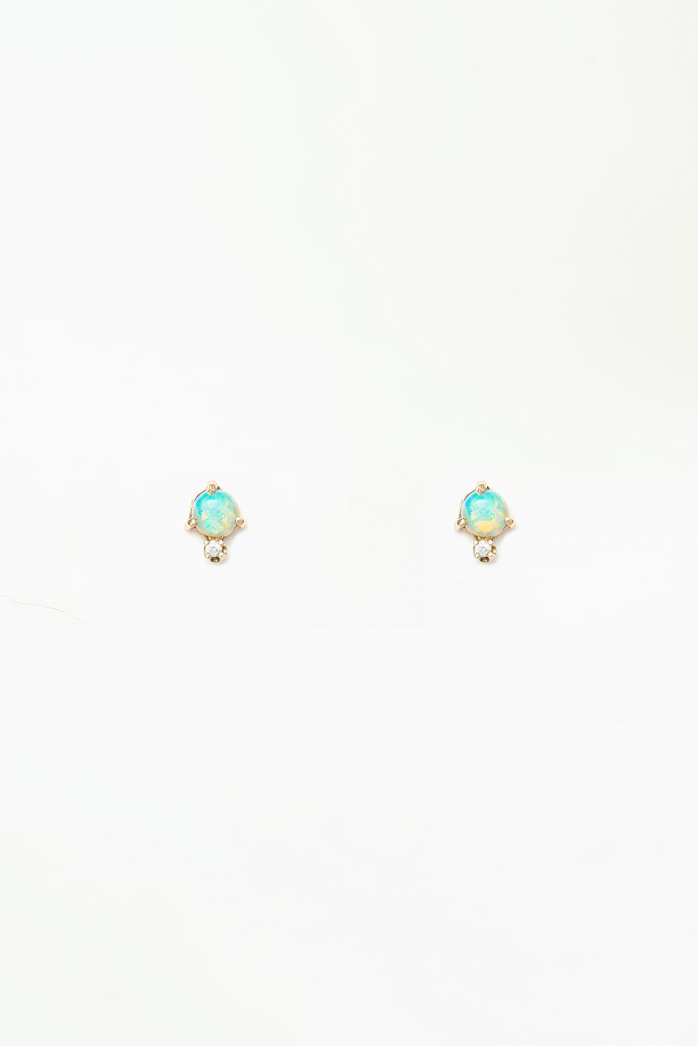 Classic Opal & Diamond Earring - WWAKE