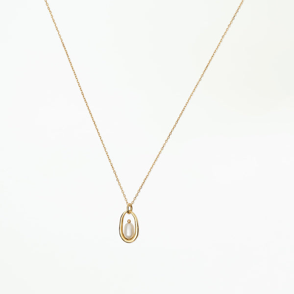 WWAKE Linear Mixed Stone Chain Necklace