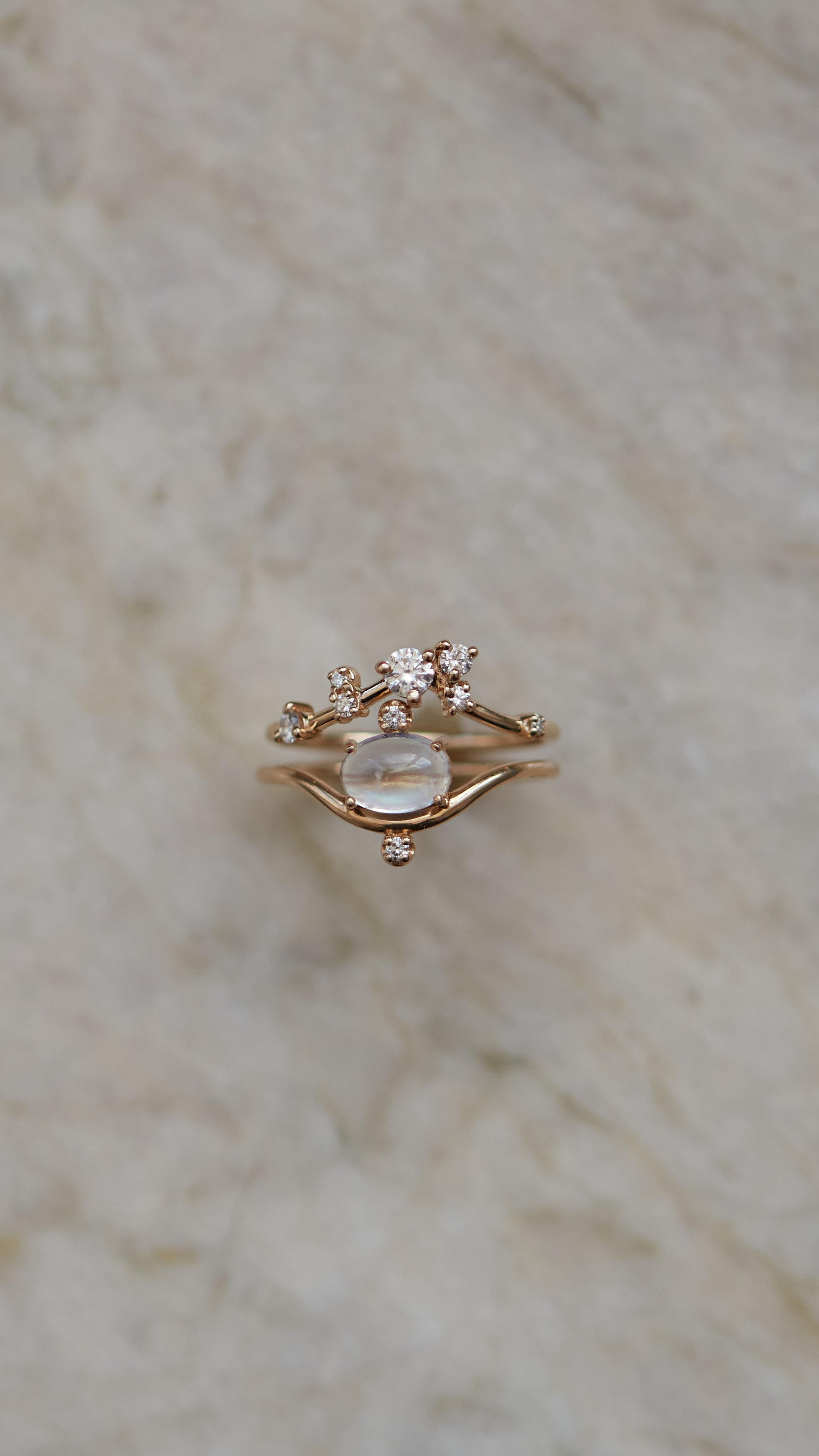 Organic diamond rings Clearance